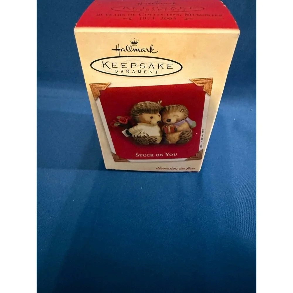Hallmark Keepsake Stuck on You Porcupine Couple Ornament 2003 Tammy Haddix‎